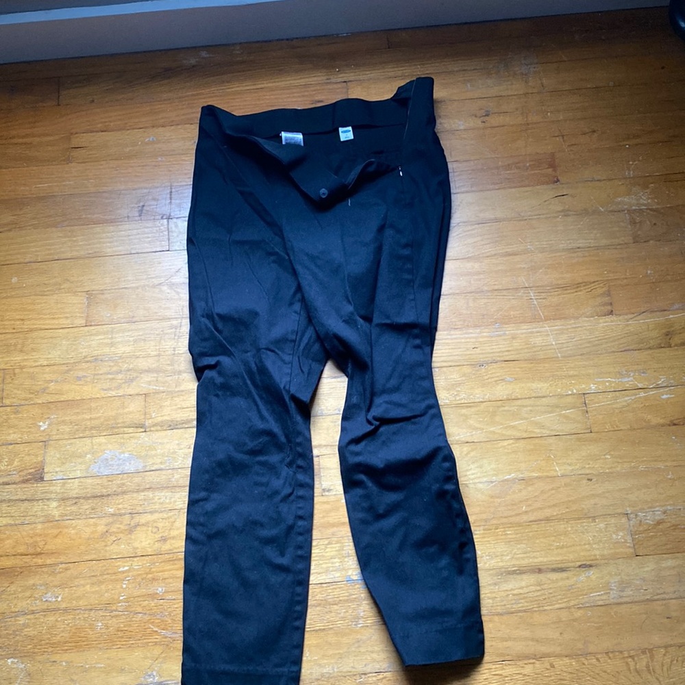 Black dress pants.